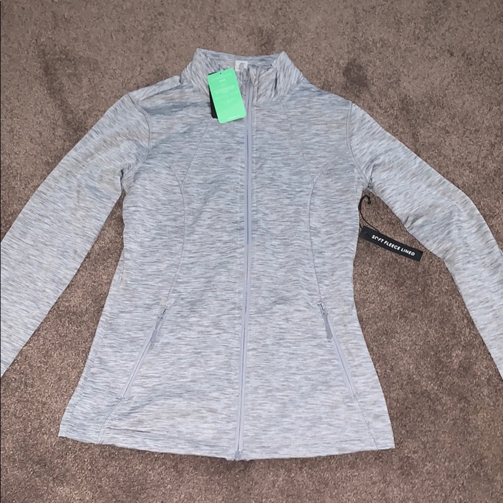 Grey Forever 21 Zip-up Jacket